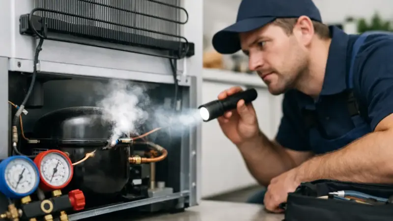 Perché la perdita di gas nel frigo costa cara