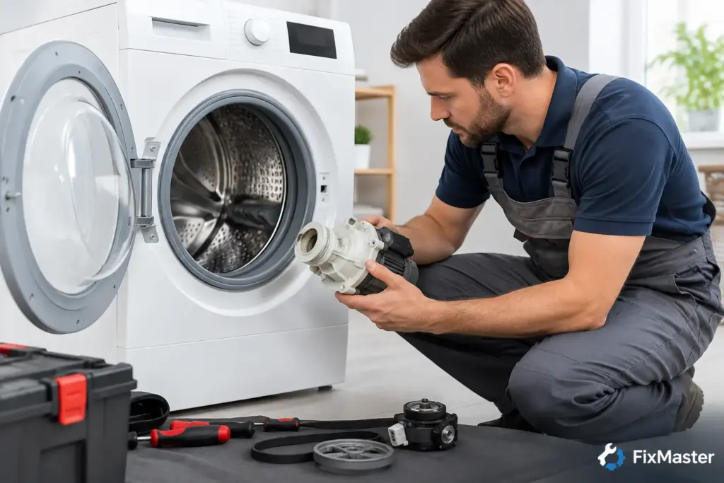 Lavatrice non centrifuga: quali componenti sono guasti?
